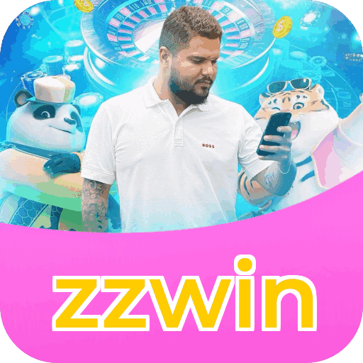 Interface do aplicativo zzwin mostrando jogos disponíveis no iOS e Android
